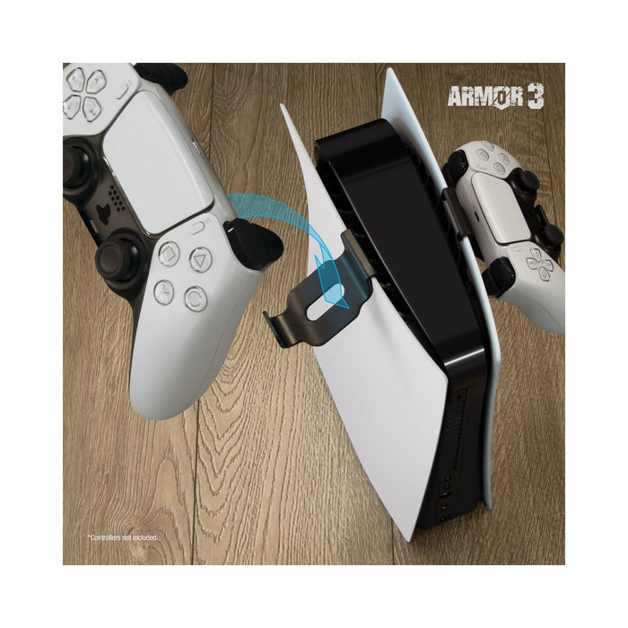 Console Controller and Headset Holder Mount (2 Pcs.) for Dualsense (PS5) / Xbox Wireless Controller (Xbox Series X) - Armor3