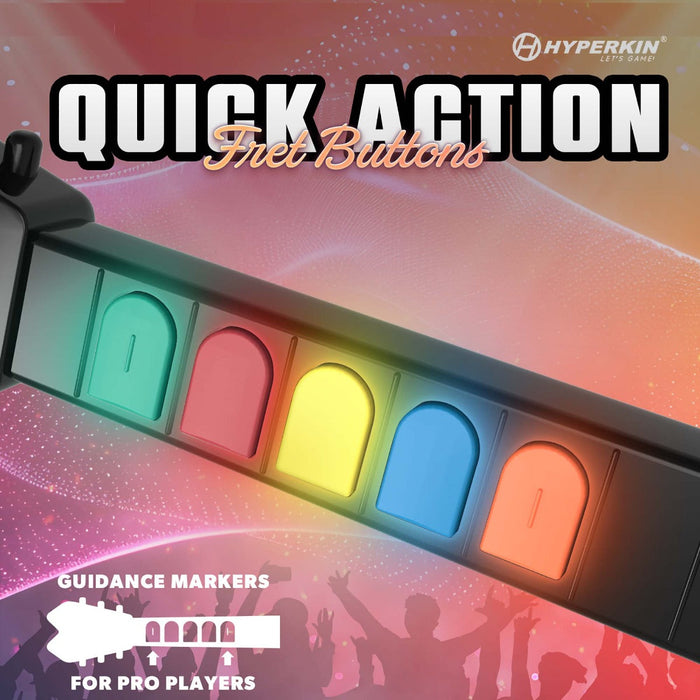 Hyper Strummer Guitar Nintendo Wii (Free Shipping)