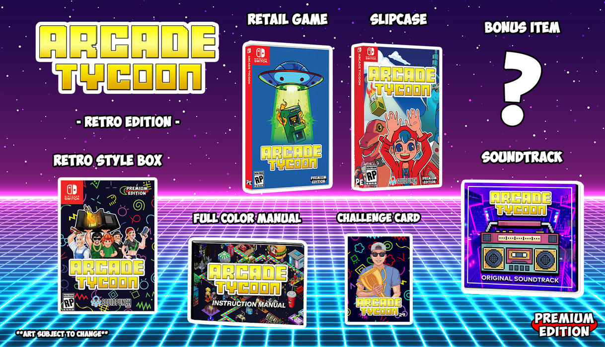 Arcade Tycoon [RETRO EDITION] [PREMIUM EDITION GAMES SERIES 10] - Nintendo Switch (PRE-ORDER)