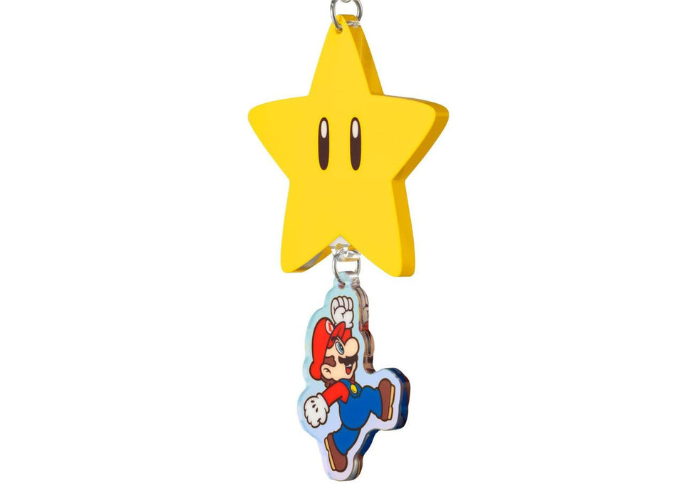 Super Mario Decoration Charm Super Star Keychain [JPN Import]