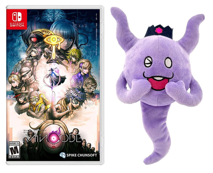 Master Detective Archives RAIN CODE + Plush Bundle - Nintendo Switch