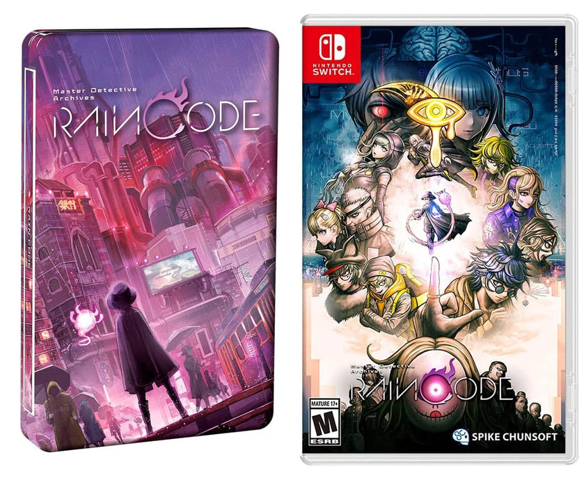 Master Detective Archives RAIN CODE + SteelBook Bundle - Nintendo Switch