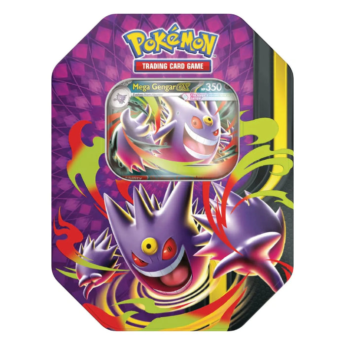 Pokemon TCG: Mega Moonlit Tin - Gengar EX and Clefable EX