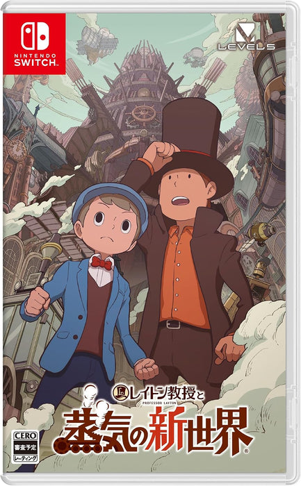 Professor Layton and The New World of Steam (JPN Import - Multi-Language) - Nintendo Switch (PRE-ORDER)