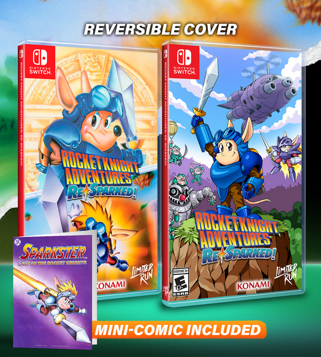 Rocket Knight Adventures: Re-Sparked [Limited Run Games #209 Rocket Knight Adventures: Re-Sparked [Limited Run Games #209