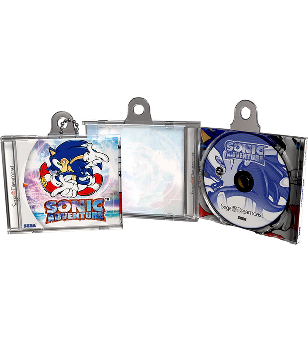 Sonic Adventure Game Case Keychain [Limited Run Games]