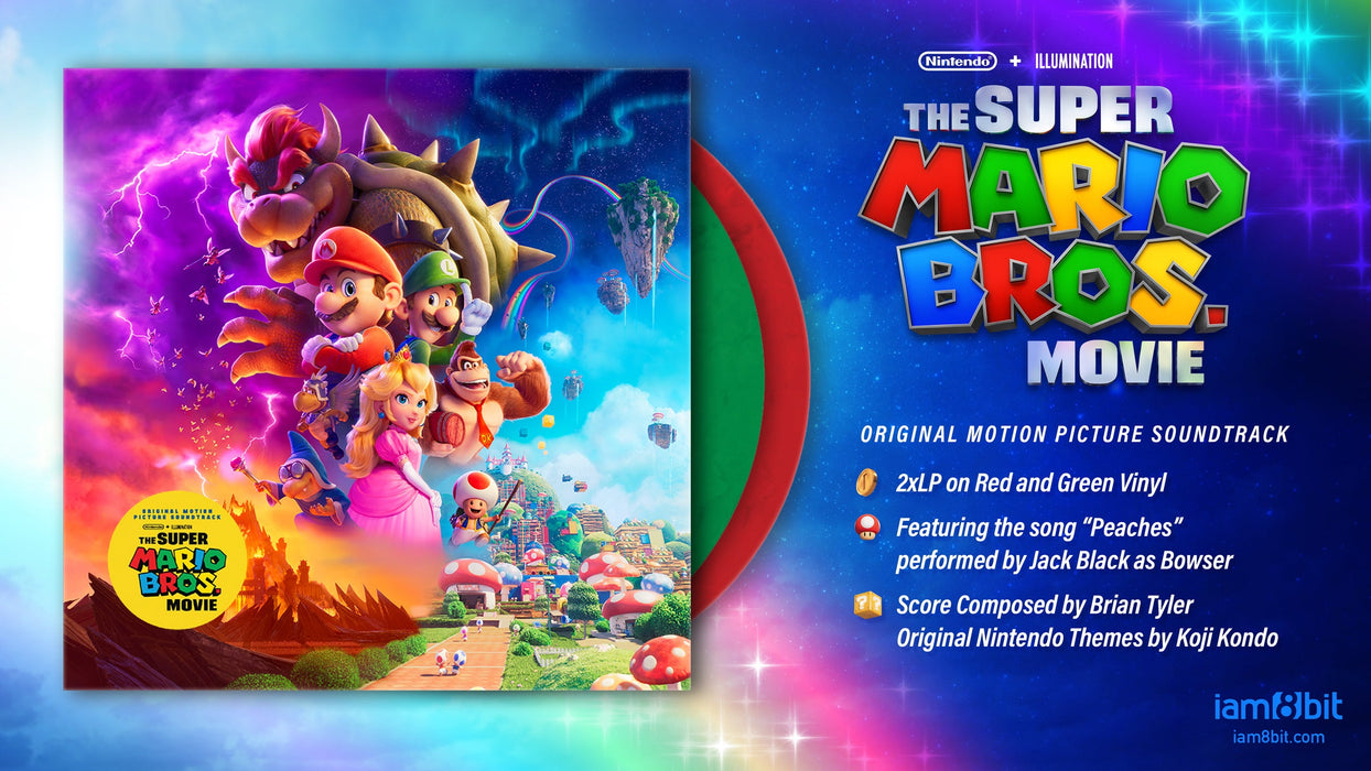 The Super Mario Bros. Movie 2xLP Vinyl Original Soundtrack [Audio Vinyl]