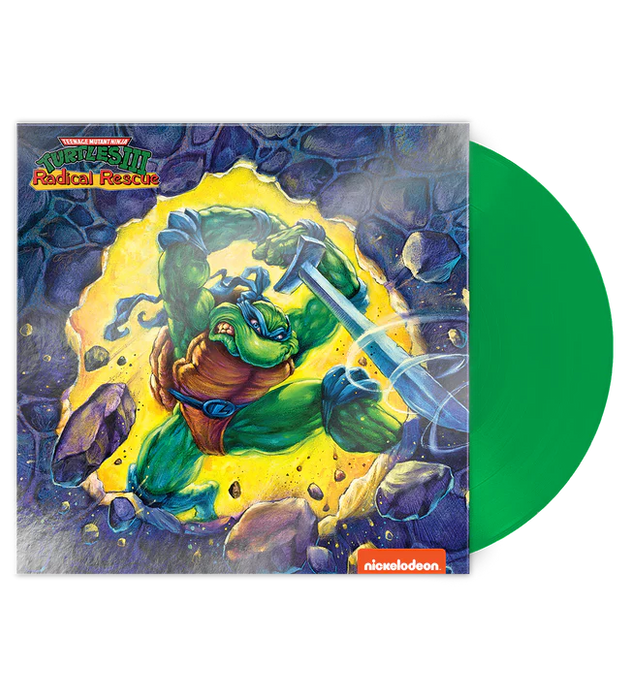 Teenage Mutant Ninja Turtles III: Radical Rescue (Green) [Limited Run Games] - Vinyl