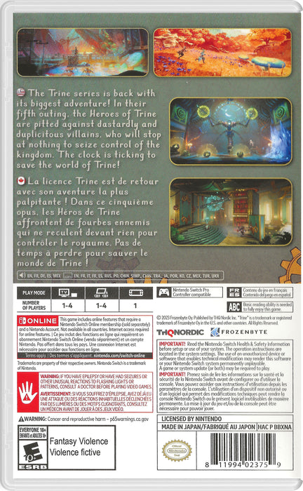 Trine 5: A Clockwork Conspiracy - Nintendo Switch