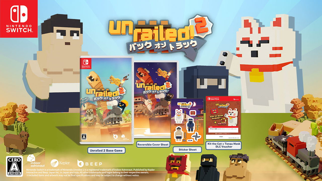 Unrailed! 2: Back on Track (JPN Import - Multi-Language) - Nintendo Switch (PRE-ORDER)