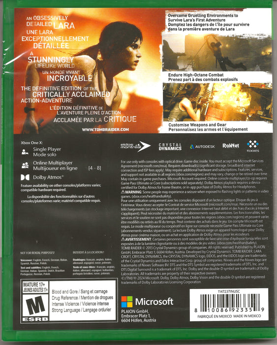 Tomb Raider: Definitive Edition - Xbox One