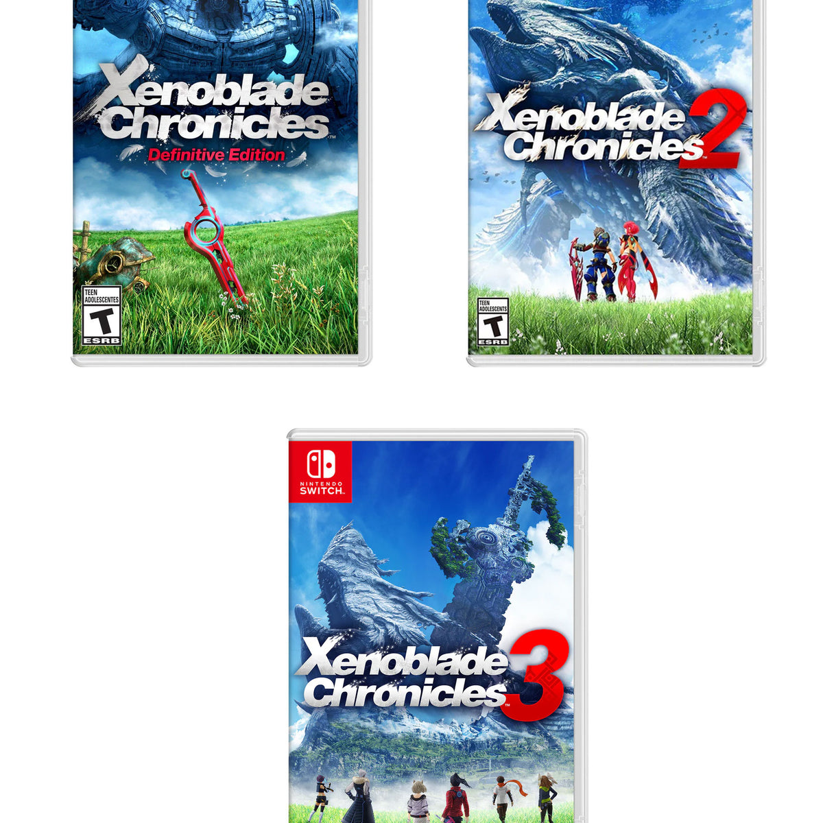 Xenoblade Chronicles 3-Pack Bundle (Includes Xenoblade Chronicles