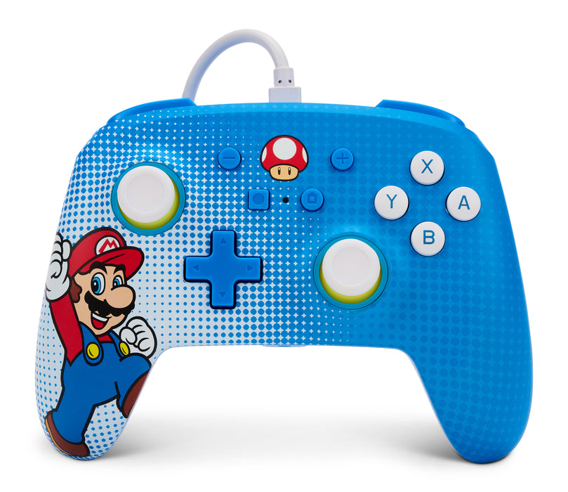 Power A Enhanced Wired Controller for Nintendo Switch - Mario Pop Art - SWITCH