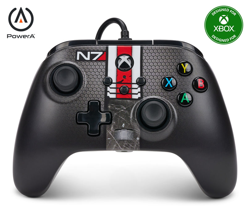 Power A Enhanced Wired Controller for Xbox Series X|S - Mass Effect N7 - XBOX SERIES X