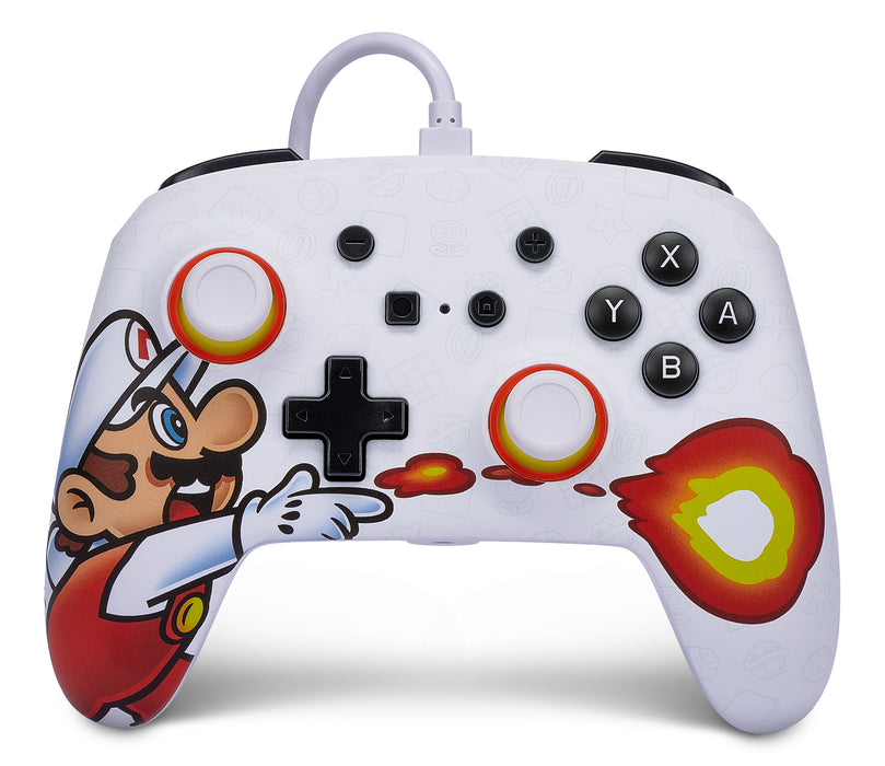 Power A Enhanced Wired Controller for Nintendo Switch - Fireball Mario - SWITCH