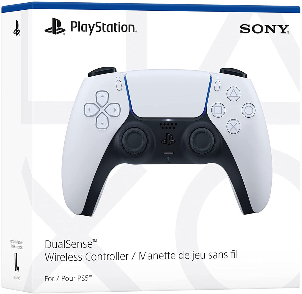 PlayStation 5 DualSense Wireless Controller White — VIDEOGAMESPLUS.CA