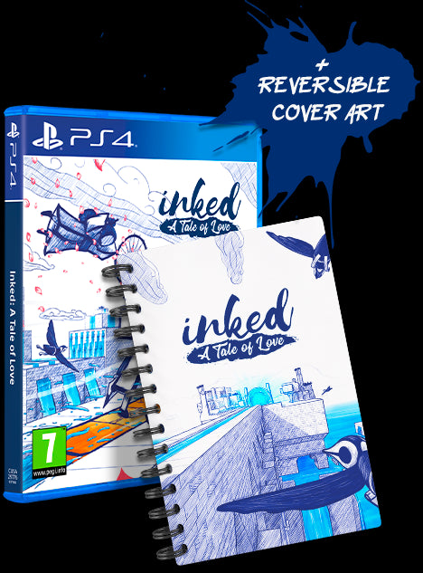 Inked : A Tale of Love PS4 + Notebook- PS4 [RED ART GAMES]