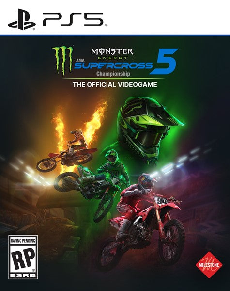 Monster Energy Supercross 5 - PS5 — VIDEOGAMESPLUS.CA