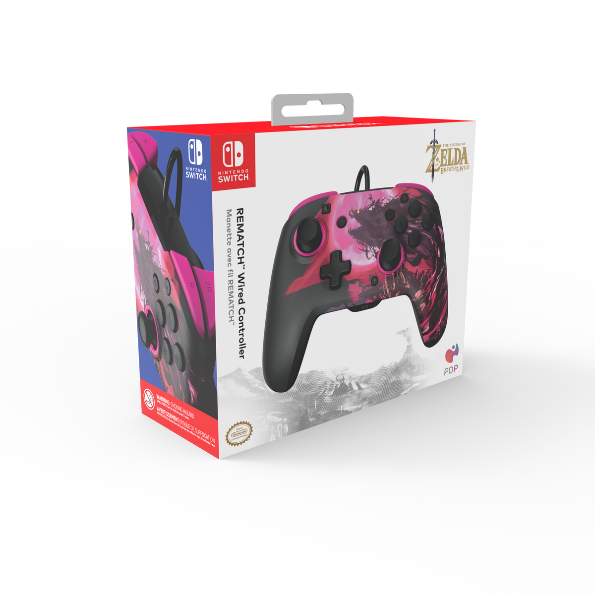 PDP - REMATCH WIRED CONTROLLER: CALAMITY GANON FOR NINTENDO SWITCH