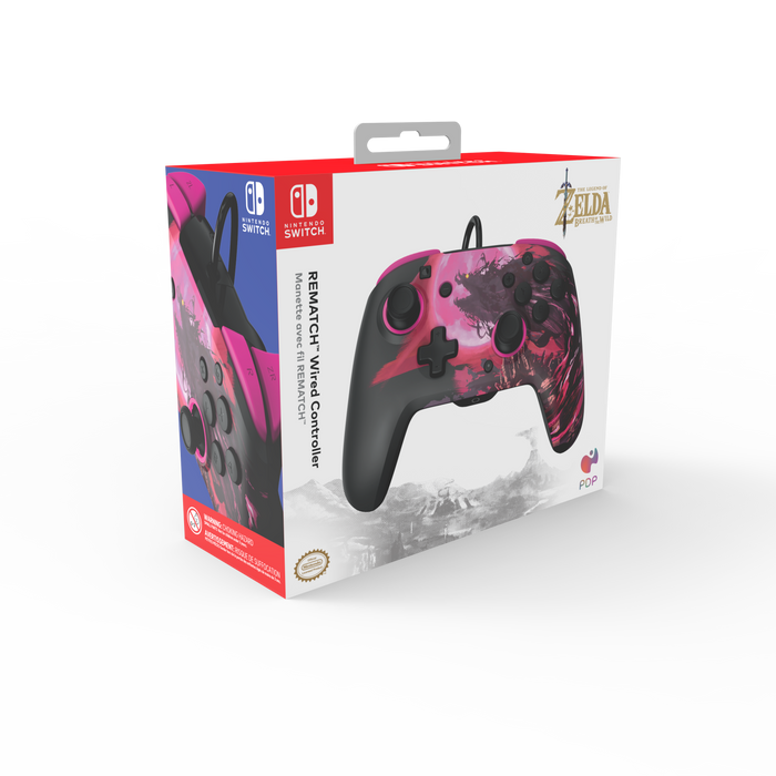 PDP - REMATCH WIRED CONTROLLER: CALAMITY GANON FOR NINTENDO SWITCH, NINTENDO SWITCH - OLED MODEL
