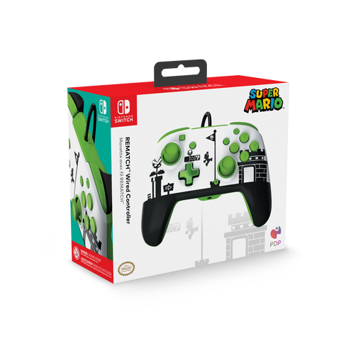 PDP - REMATCH WIRED CONTROLLER: SUPER MARIO RETRO FOR NINTENDO PDP - REMATCH WIRED CONTROLLER: SUPER MARIO RETRO FOR NINTENDO