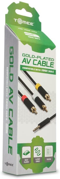 GOLD PLATED AV CABLE XBOX 360 E - TOMEE
