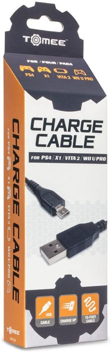TOMEE CHARGE CABLE - PS4/XBOX ONE/VITA2000