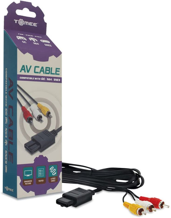 Tomee AV Cable For Super NES®/ N64®/GameCube®