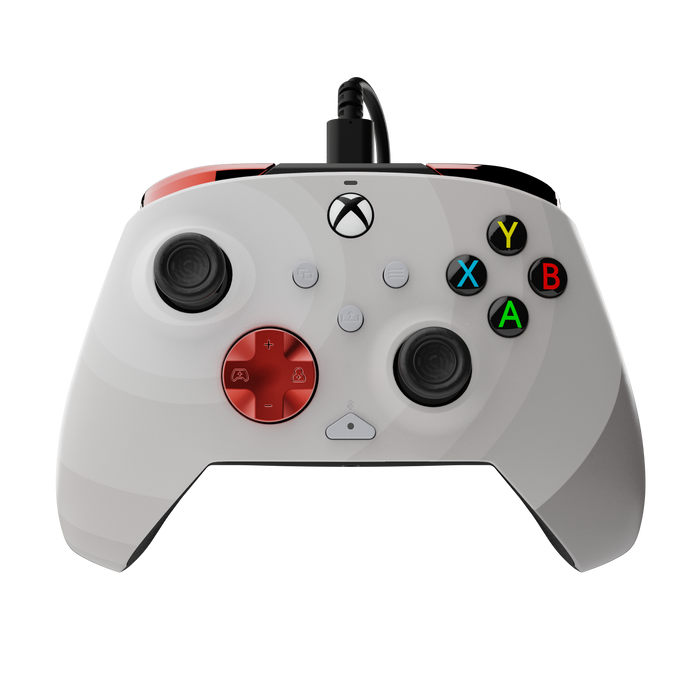 PDP - AIRLITE WIRED HEADSET & REMATCH WIRED CONTROLLER BUNDLE FOR XBOX SERIES X: RADIAL WHITE