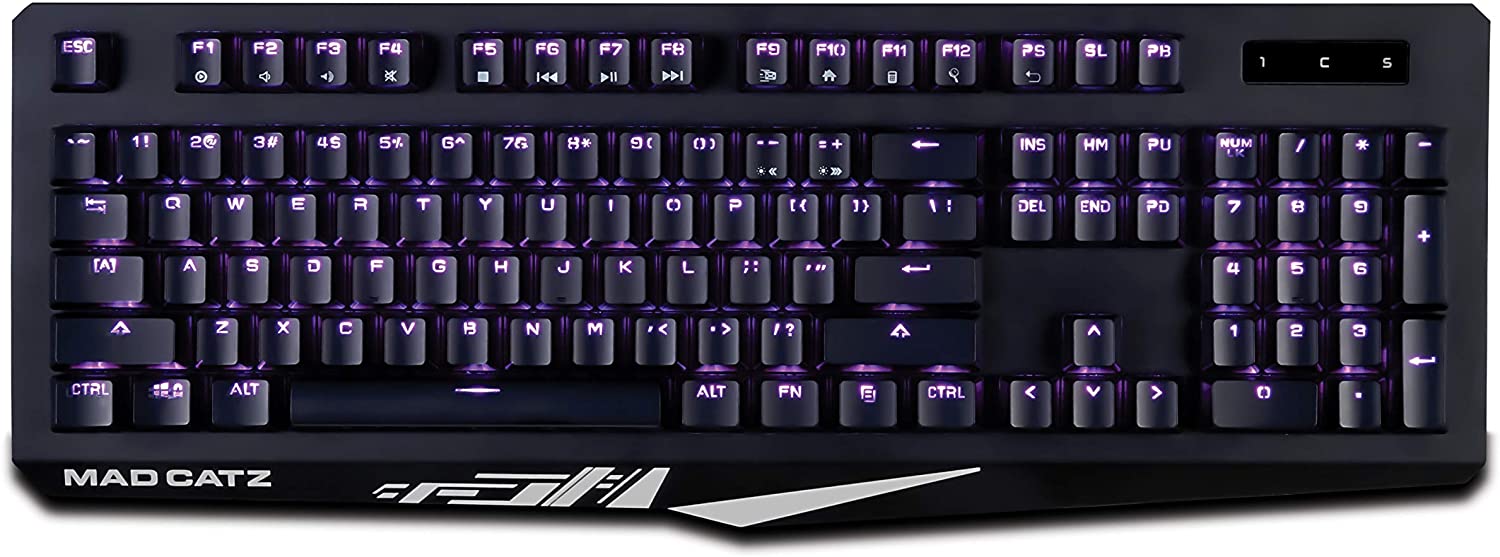 Mad Catz The Authentic S.T.R.I.K.E. 4 Mechanical Gaming Keyboard (SHIPS FREE IN CANADA ONLY)