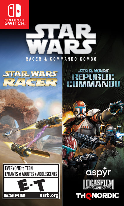 Star Wars Racer and Commando Combo - SWITCH
