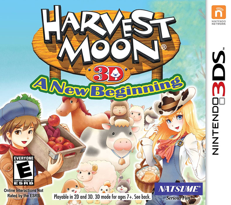 Harvest Moon 3D : A New Beginning - 3DS