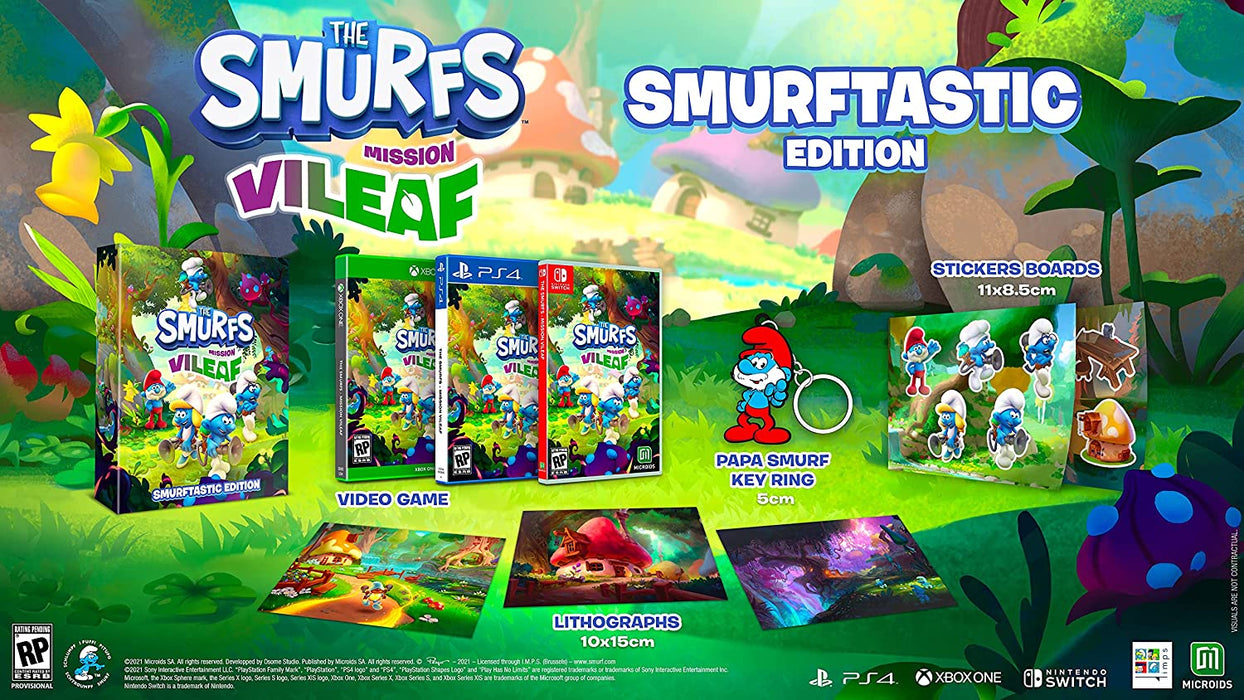 The Smurfs Mission Vileaf Smurftastic Edition - PS4