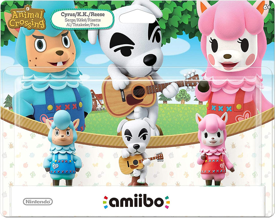 Amiibo 3 Pack (K.K. Slider + Cyrus + Reese) (Animal Crossing) - TOY (NORTH AMERICAN) Limit 2 per customer