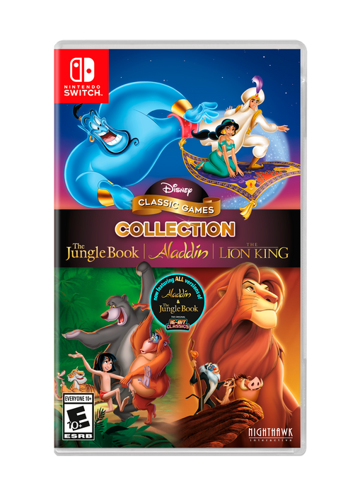 Disney Classic Games Collection : Aladdin, The Lion King, and The Jungle Book - Nintendo Switch