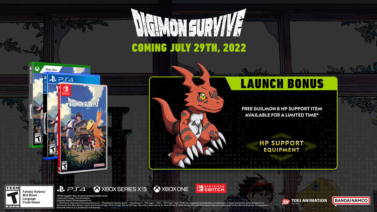 Digimon Survive - XBOX ONE — VIDEOGAMESPLUS.CA