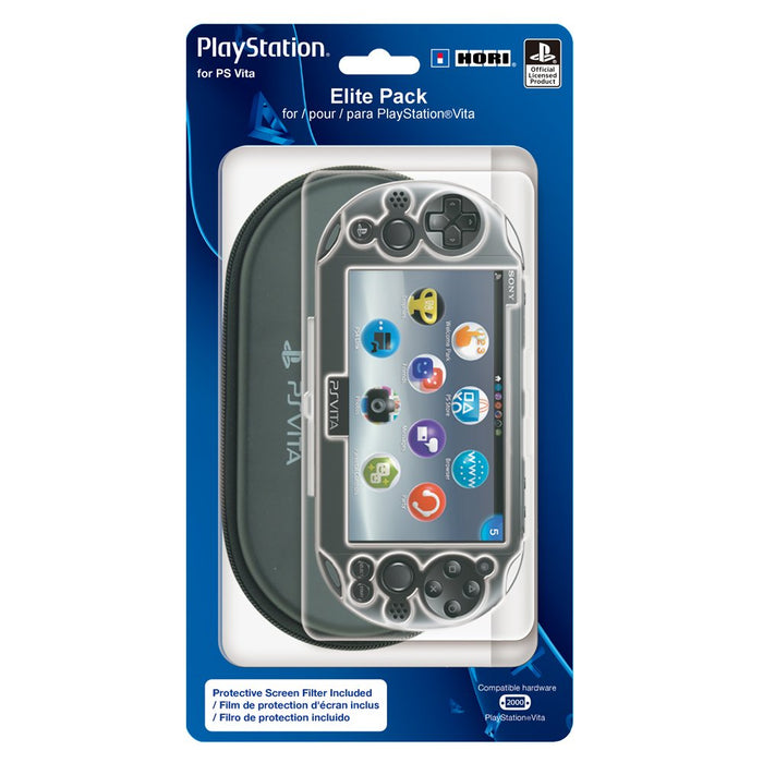 HORI Elite Pack Protective Starter Kit for PlayStation Vita 2000 - PS VITA