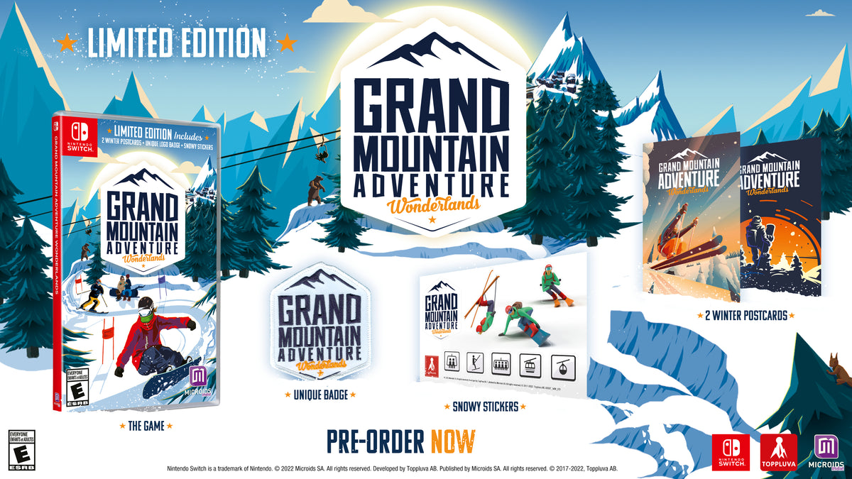 GRAND MOUNTAIN ADVENTURE WONDERLANDS DAY 1 EDITION SWITCH