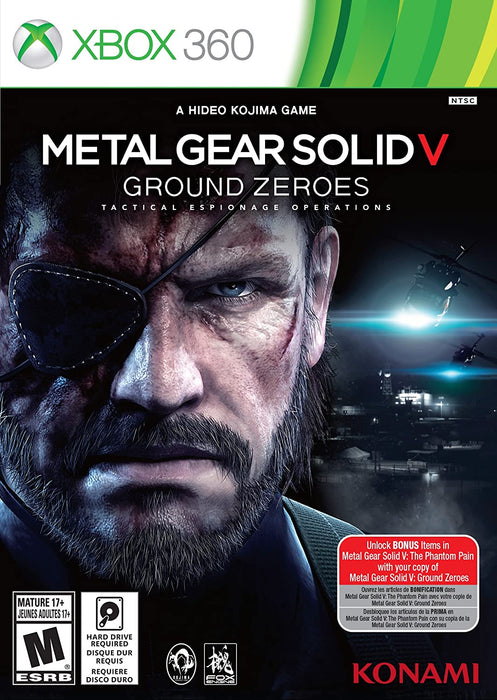 Metal Gear Solid V: Ground Zeroes - 360 (Region Free) — VIDEOGAMESPLUS.CA