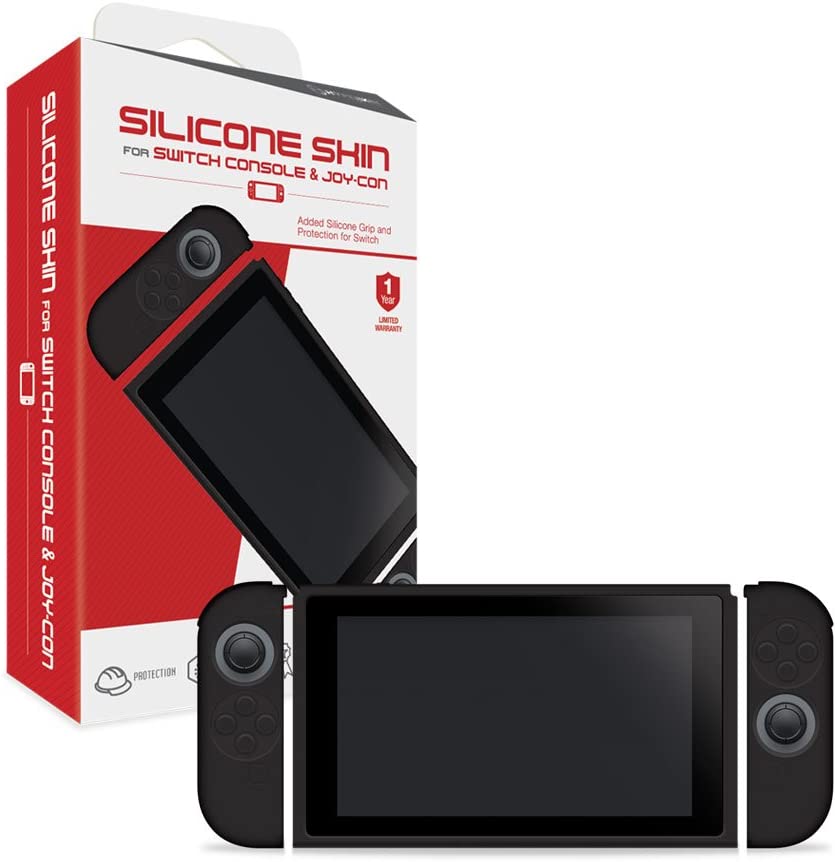 Hyperkin Silicone Skins for Switch Console and Joy-Con [Neo Black] - N ...