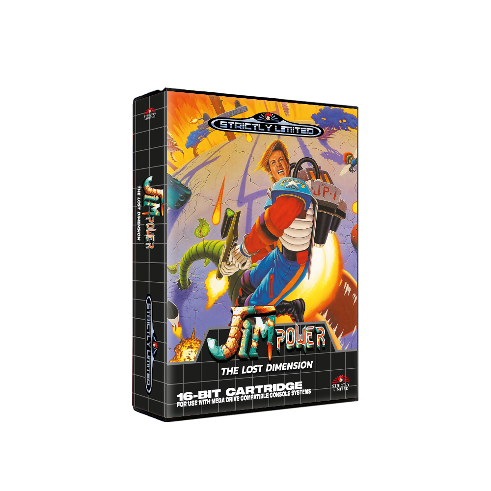 JIM POWER: THE LOST DIMENSION - SEGA MEGA DRIVE/GENESIS COMPATIBLE