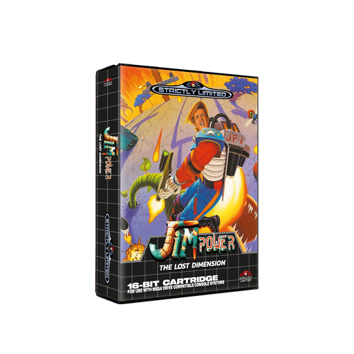 JIM POWER: THE LOST DIMENSION - SEGA MEGA DRIVE/GENESIS COMPATIBLE JIM POWER: THE LOST DIMENSION - SEGA MEGA DRIVE/GENESIS COMPATIBLE