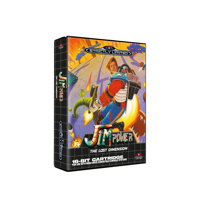 JIM POWER: THE LOST DIMENSION - SEGA MEGA DRIVE/GENESIS COMPATIBLE GAME [STRICTLY LIMITED GAMES]