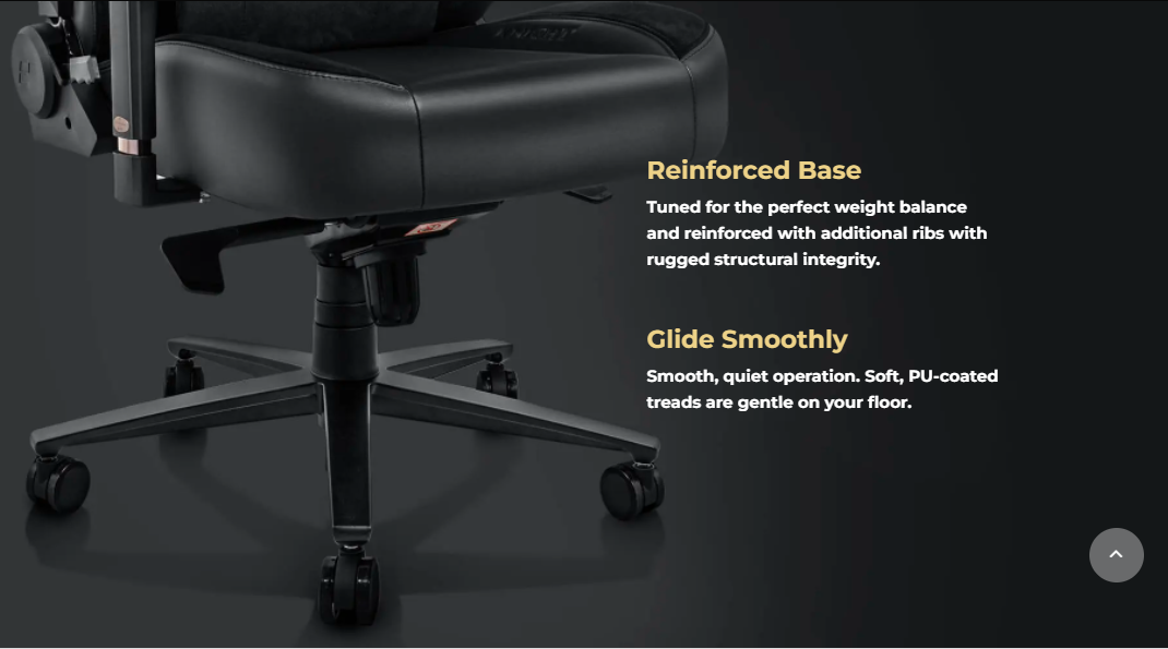 ERGOPIXEL KNIGHT PREMIUM GAMING CHAIR - BLACK [FREE SHIPPING - SHIPS IN CANADA ONLY]