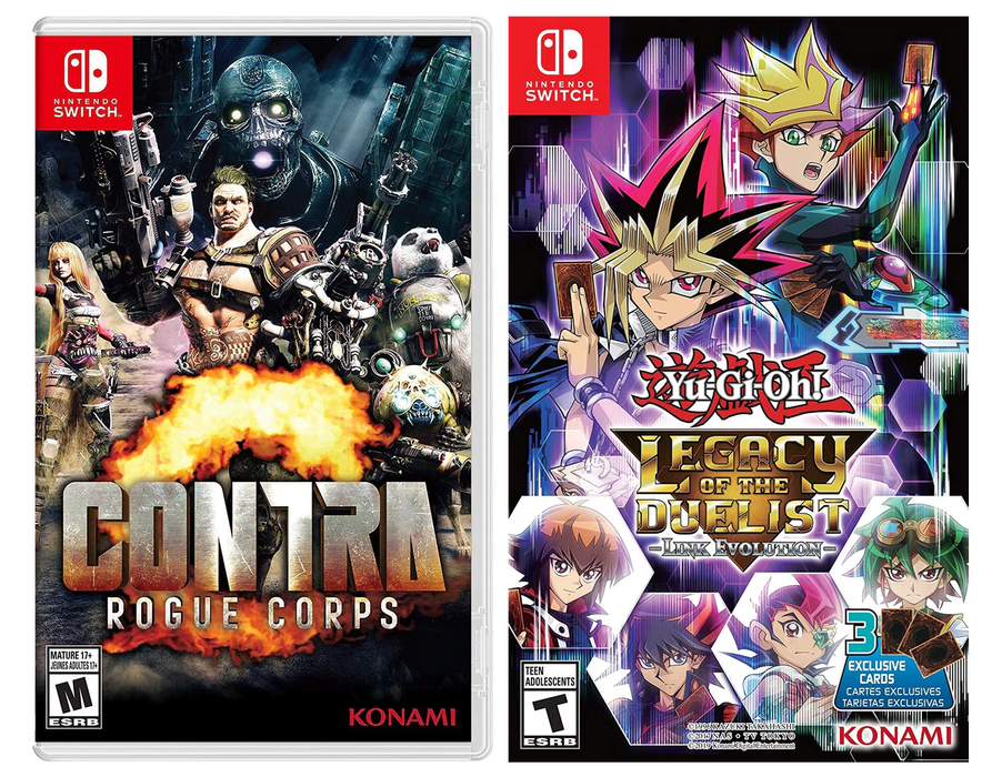 Contra Rogue Corps & YU-GI-OH Legacy of the Duelist: Link Evolution - SWITCH (COMBO PACK)