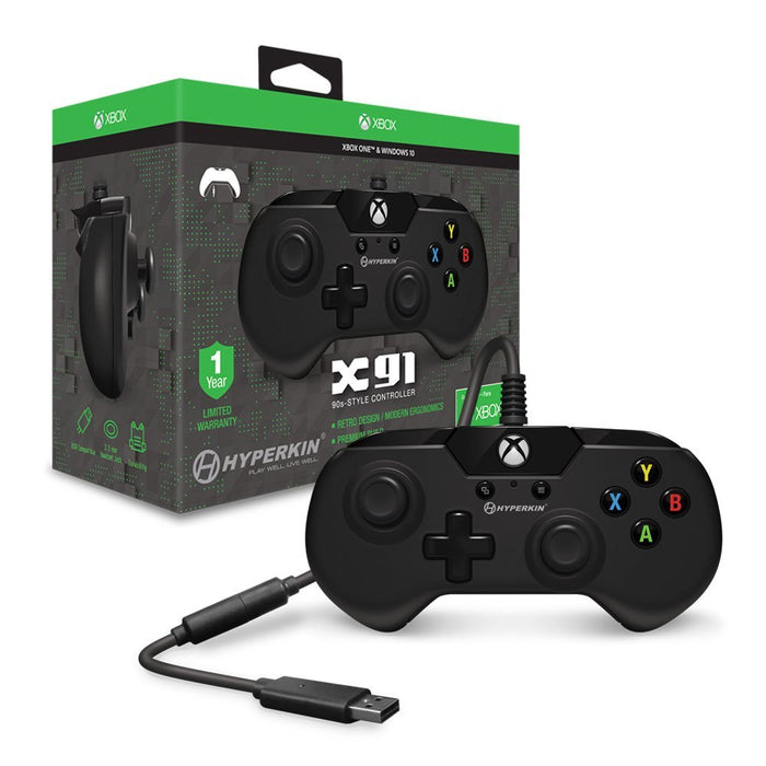 Hyperkin X91 90's Style Controller [Black] - Xbox One
