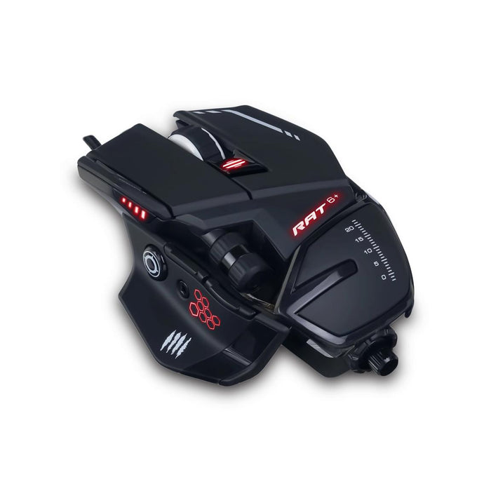 Mad Catz The Authentic R.A.T. 6 Plus Black Optical Wired Gaming Mouse —  VIDEOGAMESPLUS.CA