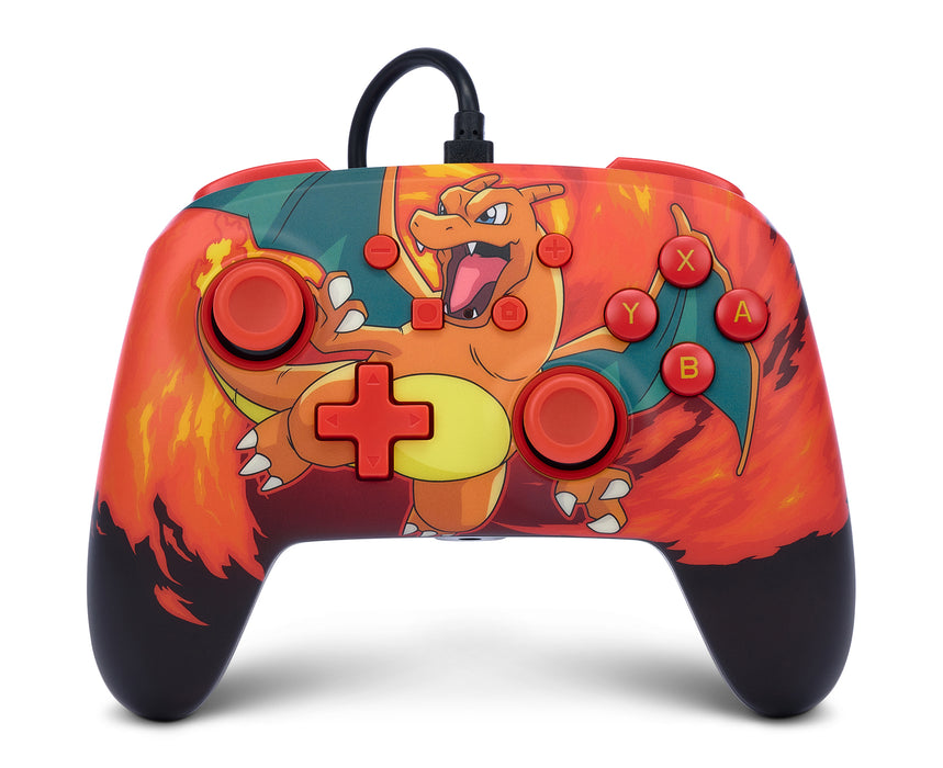 Power A Enhanced Wired Controller for Nintendo Switch - Pokémon: Charizard Vortex - SWITCH