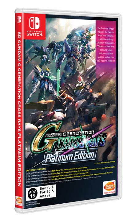 SD Gundam G Generation Cross Ray Platinum - SWITCH [ASIA IMPORT : PLAYS IN ENGLISH]