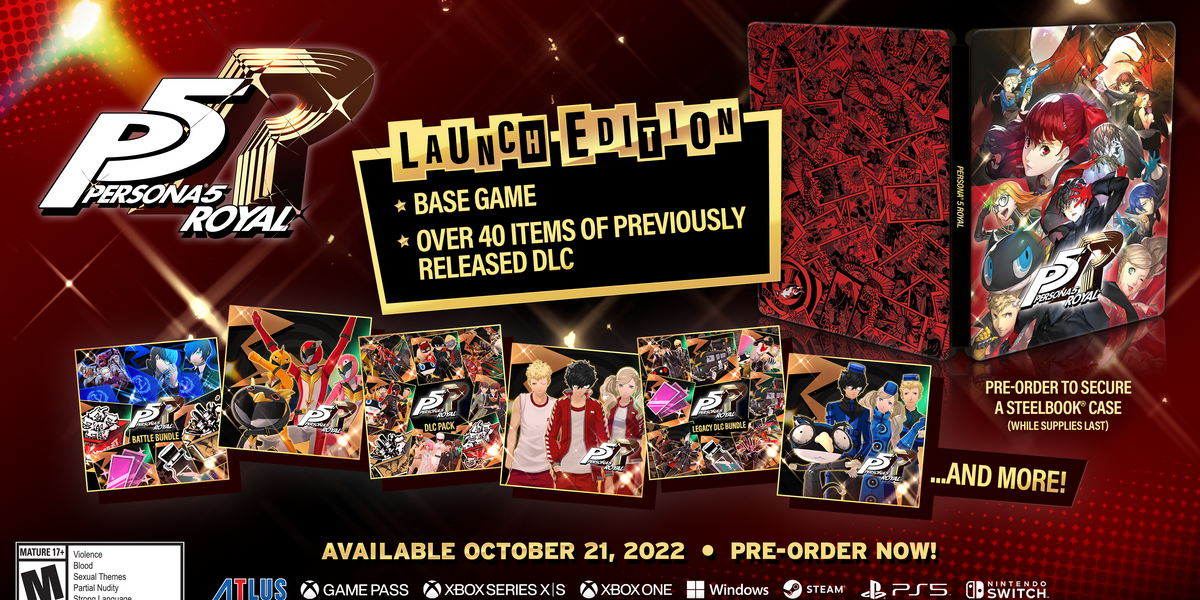 Persona 5 Royal SteelBook Launch Edition - XBOX ONE/XBOX SERIES X